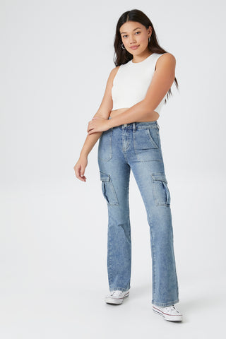 Jeans Cargo de Pierna Ancha