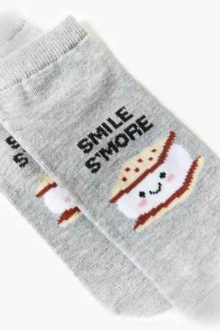 Calcetines Tobilleros Diseño Smile Smore