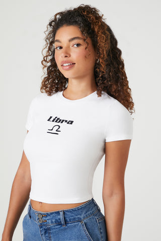 Camiseta Corta con Gráfico Libra