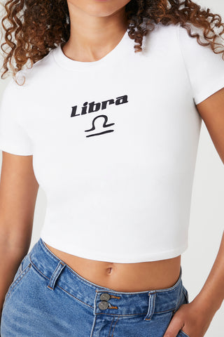 Camiseta Corta con Gráfico Libra