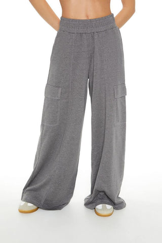 Pantalones Cargo de Pierna Ancha