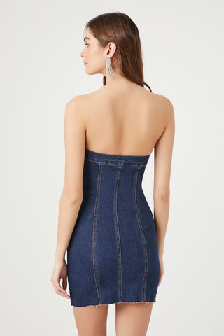 Vestido Denim con Silueta Ceñida