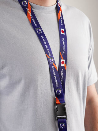Lanyard Grande Solo Uno Morado.