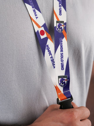 Lanyard Grande Solo Uno Blanco.