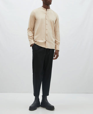 Camisa Manga Larga con Cuello Mao