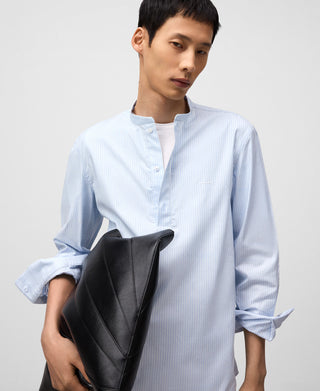 Camisa Manga Larga con Estampado Rayas