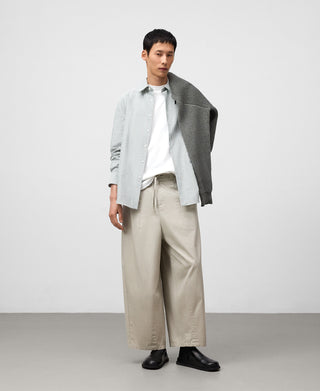 Camisa Manga Larga con Estampado Rayas