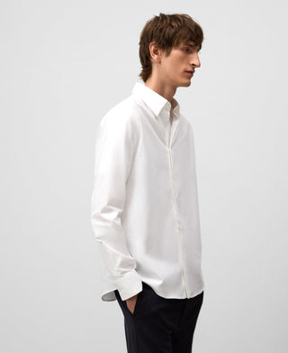 Camisa Manga Larga con Logo Bordado