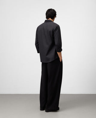 Camisa Manga Larga con Logo Bordado