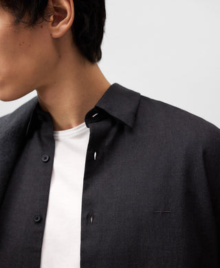 Camisa Manga Larga con Logo Bordado