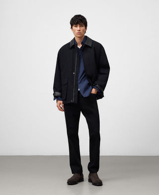 Camisa Manga Larga con Estampado Cuadros