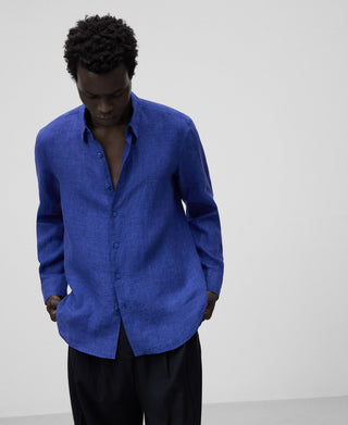 Camisa Manga Larga con Detalle Logo