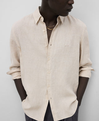 Camisa Manga Larga con Detalle Logo