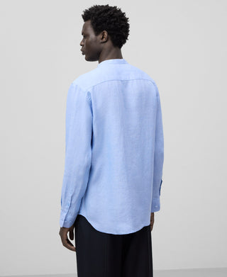 Camisa Manga Larga Cuello Mao de Lino