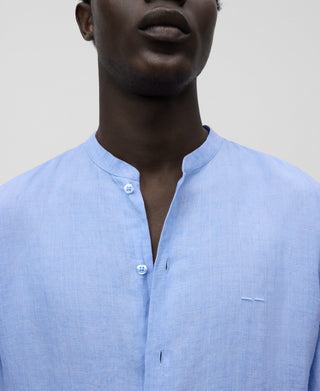 Camisa Manga Larga Cuello Mao de Lino