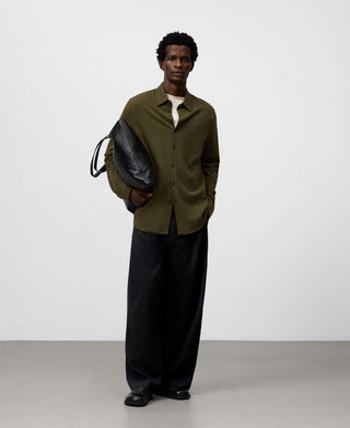 Camisa Manga Larga con Logo de Algodón