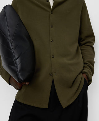 Camisa Manga Larga con Logo de Algodón