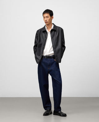 Camisa Manga Larga con Logo Bordado de Algodón