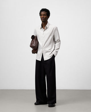 Camisa Manga Larga con Estampado Rayas