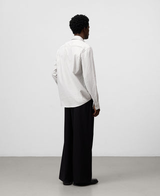 Camisa Manga Larga con Estampado Rayas