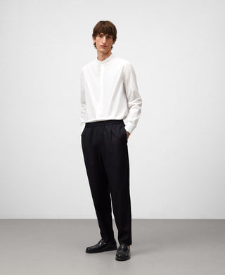 Camisa Manga Larga con Cuello Mao