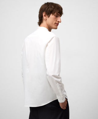 Camisa Manga Larga con Cuello Mao