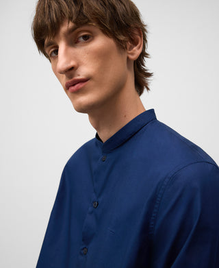 Camisa Manga Larga con Cuello Mao