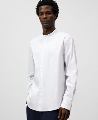 Camisa Manga Larga Cuello Mao