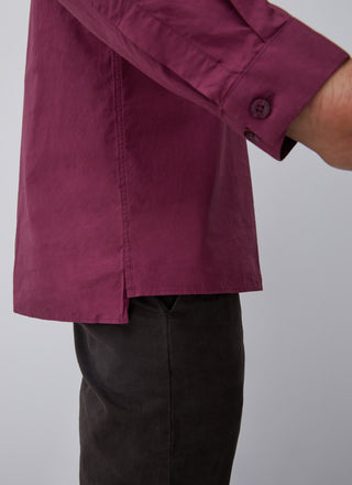 Camisa Manga Larga con Cuello Mao