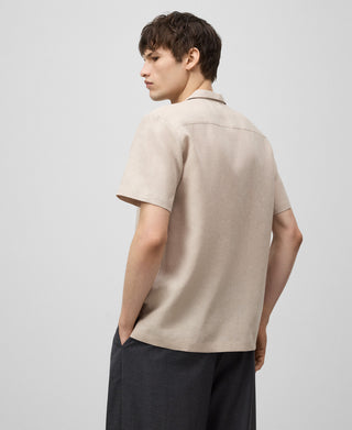 Camisa Manga Corta con Detalle Logo