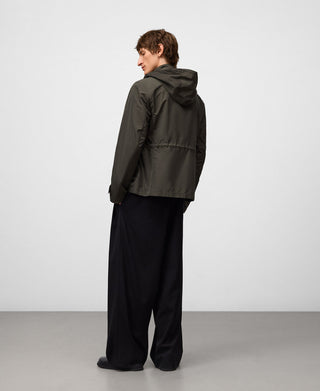 Chaqueta Cuello Alto con Bolsillos