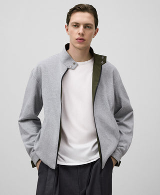 Chaqueta Reversible Cuello Alto