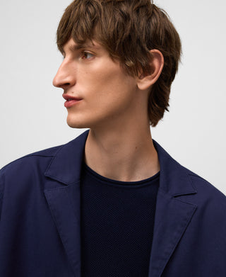 Chaqueta con Bolsillos Delanteros de Algodón