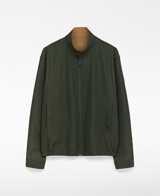 Chaqueta Reversible Cuello Alto de Nylon