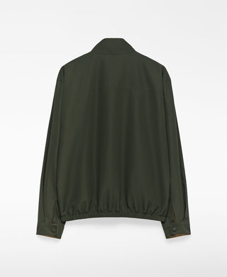 Chaqueta Reversible Cuello Alto de Nylon