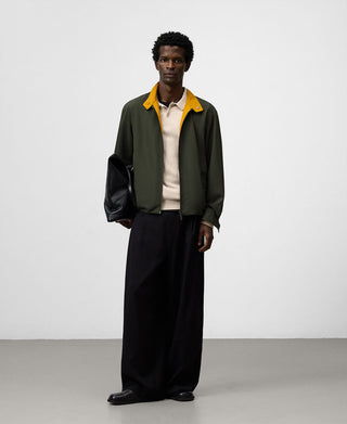 Chaqueta Reversible Cuello Alto de Nylon