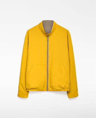 Chaqueta Reversible Cuello Alto