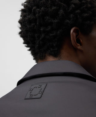 Chaqueta Acolchada con Cuello Solapa