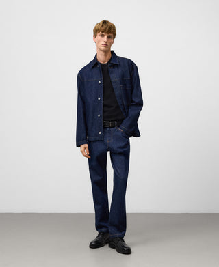 Chaqueta Denim con Bolsillo Delantero