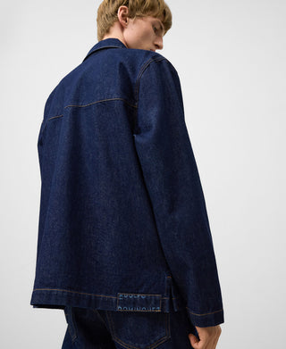 Chaqueta Denim con Bolsillo Delantero