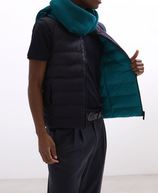 Chaleco Acolchado con Cuello Alto