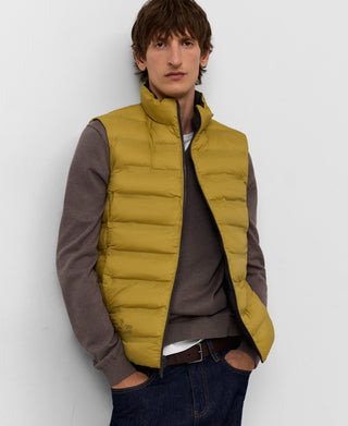 Chaleco Reversible con Tejido Acolchado