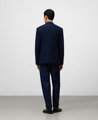 Blazer con Solapa y Bolsillos