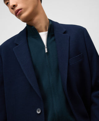 Blazer con Solapa y Bolsillos