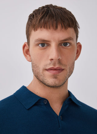 Polo Manga Larga con Detalle Botones