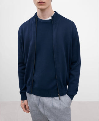 Chaqueta de Punto con Detalle Acanalado