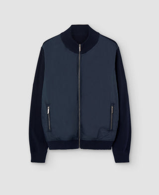 Chaqueta Bomber con Bolsillos Laterales