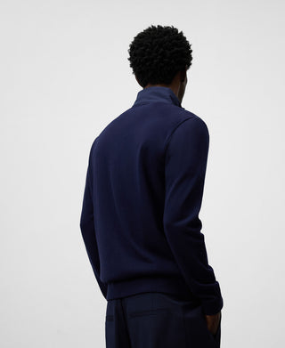 Cárdigan Cuello Alto de Nylon con Bolsillos