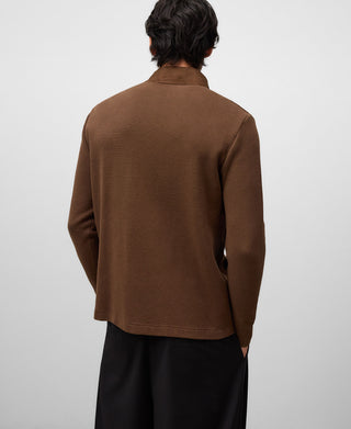 Chaqueta Cuello Alto de Antelina