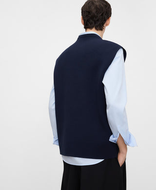 Chaleco de Punto con Detalle Decorativo